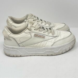 Reebok Classics Shoes Womens 8.5 Chalk White Rose Gold Sneakers Trainer AR30184W